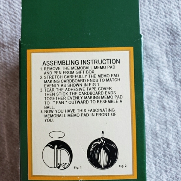 Vintage Die-cut Memo Pad Memo ball - Apple - Picture 9 of 11